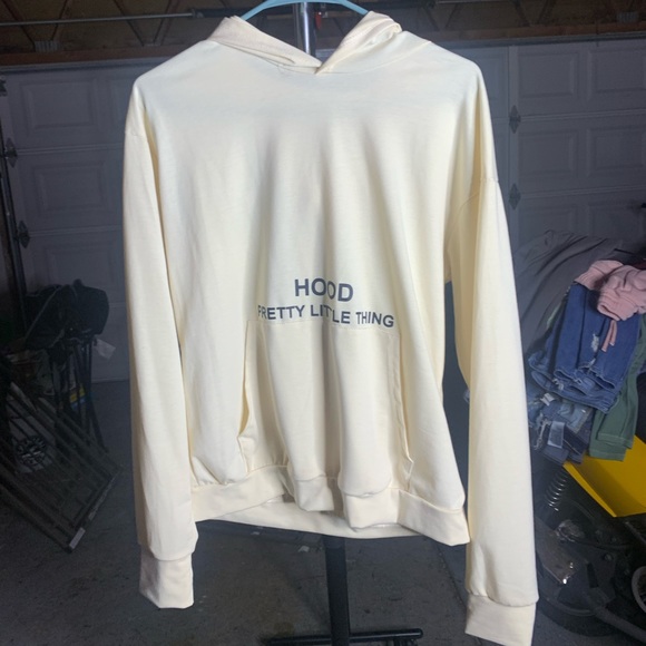 Silky tan sweatshirt that is size medium - Picture 1 of 1